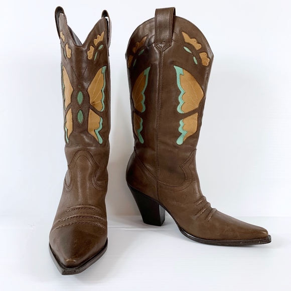 nine west cowboy boots